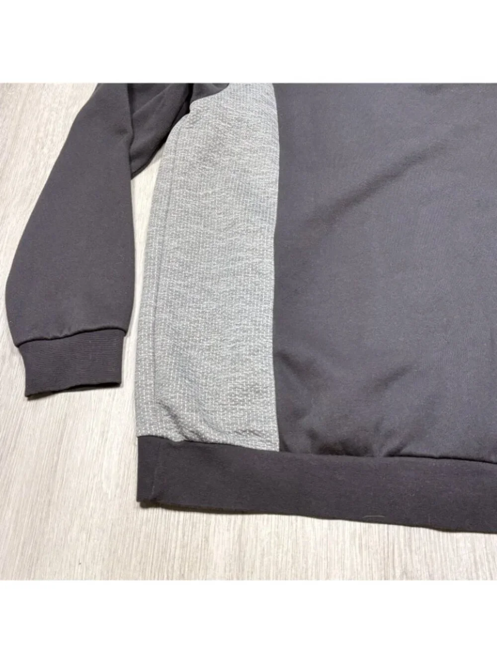 XL Men's Black Adidas Sweatshirt Hoodie Quarter Zip Pull Over